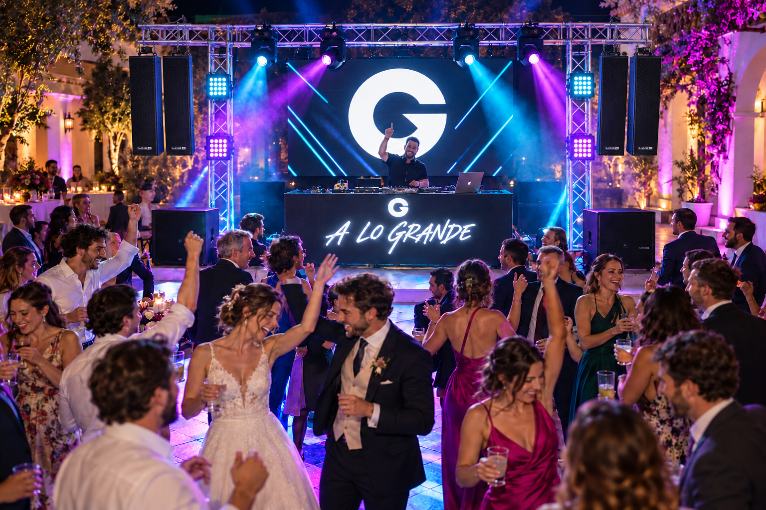 Montaje ilustrativo GEM para una boda